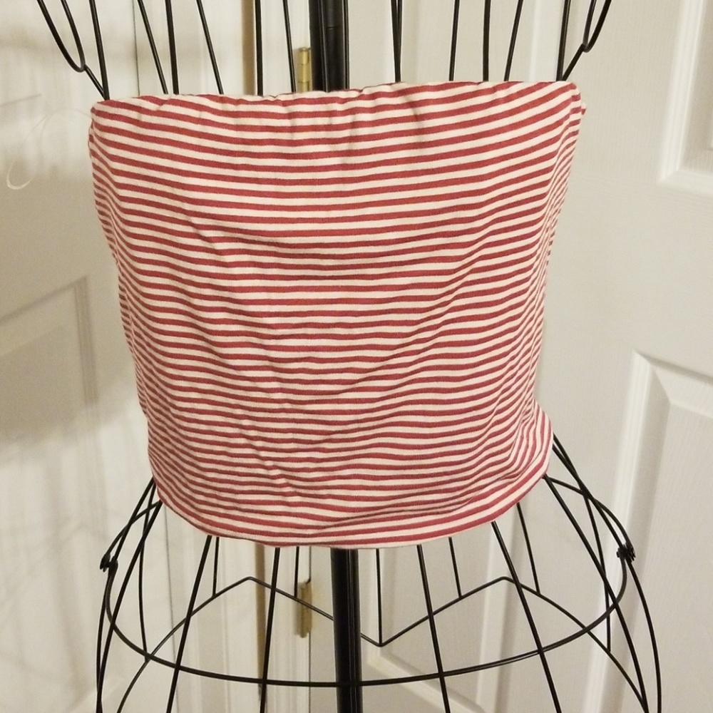 Striped tube top